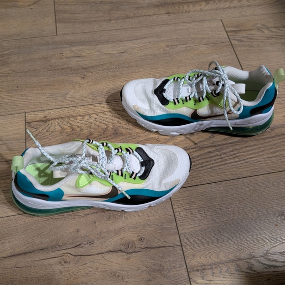 Nike Air Max Sneakers - White, Green, Blue - Picture 4 of 10